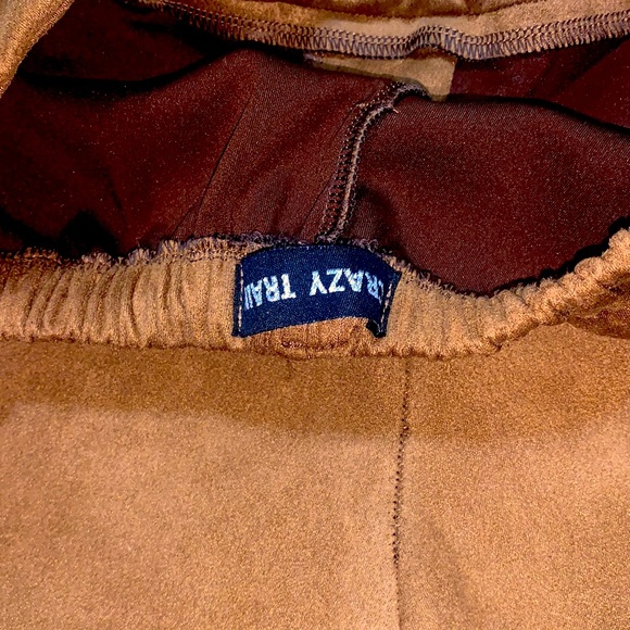 Crazy train brand fringed suede shorts size M - Picture 3 of 4